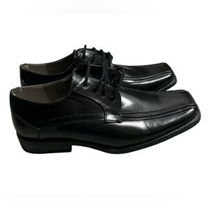Stacy Adams Dress Boys Black Shoes Size 6.5